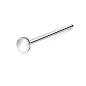 Pin Shaped Silver Straight Nose Stud NSKA-70